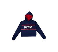 United Labels NASA Women's Hoodie Sweatshirt Pullover Long Sleeve Blue/Red, blue, L