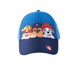 United Labels Paw Patrol Cap for Kids, Chase Marshall Rubble, Blue, Adjustable Baseball Cap for Boys and Girls, blue, 6 5/8