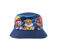 United Labels Paw Patrol Fishing Hat - Marshall, Rubble and Chase Boys' Blue Cotton Bucket Hat, Size 6 3/8