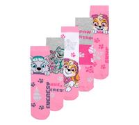 United Labels Paw Patrol Socks for Girls - Children's Trainers Children's Socks Pink (Pack of 5)