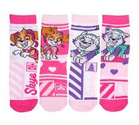 United Labels Paw Patrol Socks Girls Children's Socks Pink (Pack of 4), pink, 6-8.5