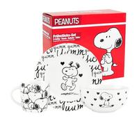 United Labels Peanuts - Breakfast Set, 3 Piece Set Snoopy