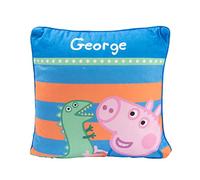 United Labels Peppa Wutz Cushion - George/Schorsch Plush Decorative Cushion Decorative Cushion Pillow Blue 30 x 30 cm