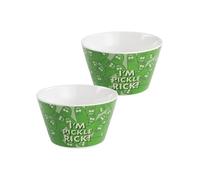 United Labels Rick and Morty I´m Pickle Rick! Cucumber Cereal Bowl, Porcelain, 500 ml, Green
