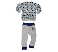 United Labels Sesame Street Baby Set - Cookie Monster Unisex Top Sweater with Pants 2-Piece Grey (74-80)