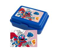 United Labels Sesame Street Super Grobi Lunch Box with Divider Blue