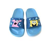 United Labels Spongebob Squarepants 3D Bath Slippers for Boys - Patrick Bubble Children's Bath Slippers Non-Slip Blue, blue, 9/10 UK Child