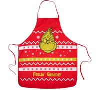 United Labels The Grinch Apron - Feelin' Grinchy Cooking Apron - Red