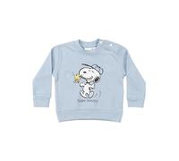 United Labels The Peanuts Boy's Snoopy Baby Sweatshirt - Pullover Baby Clothes Top Long Sleeve Light Blue, Light Blue, 86-92