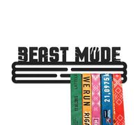 United Medals BEAST MODE Sport Medal Hanger Display | Matte Black Steel Medal holder | Awards display rack for up to 30 medals