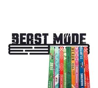 United Medals BEAST MODE Sport Medal Hanger Display | Matte Black Steel Medal holder | Awards display rack for up to 48 medals