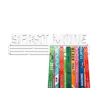 United Medals BEAST MODE Sport Medal Hanger Display | Matte White Steel Medal holder | Awards display rack for up to 48 medals