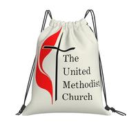 United Methodist Church Home Unisex Swimming Bag Waterproof Gym Sack Adjustable Drawstring Backpack For Travel Holidays Gym