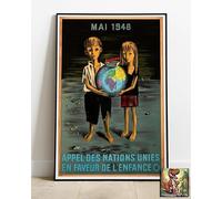 United Nations Appeal For Children 1948 King Size Poster XXL : 36"x24" Bring Your Walls To Life ! /OCT102