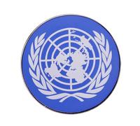 United Nations Flag Lapel Pin Diplomatic Theme Collectible Badge Gift for International Events Supporters Global Affairs
