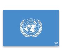 United Nations Flag Sticker 8.5 x 5.5 cm for Car & Motorhome - Country Flag - All Countries Available