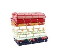 United Notions One Fine Day Fat Quarter Bundle (10 Pieces) by Bonnie & Camille for Moda 18 x 21 inches (45.72 cm x 53.34 cm) Fabric cuts DIY Quilt Fabric