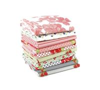 United Notions Sunday Stroll Fat Quarter Bundle (10 Pieces) by Bonnie & Camille for Moda 18 x 21 inches (45.72 cm x 53.34 cm) Fabric cuts DIY Quilt Fabric