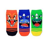 United Oddsocks - 3 Liner Oddsocks for Boys - 3 Fun and Mismatched Oddsocks Dinosaur Roar UK 12-5.5 EUR 30.5-38.5 US 13.5-8 | Birthday, Christmas, Festive Gift for Kids