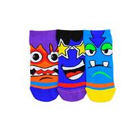 United Oddsocks - 3 Oddsocks Liners For Boys - Mash - UK 12-5.5 EUR 30.5-38.5 US 13.5-8