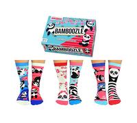 United Oddsocks Bamboozle Gift Box - 6 Bamboo Women’s Odd Socks with Cute