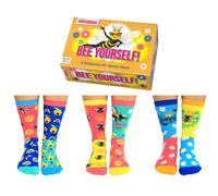 United Oddsocks Be Yourself 6 Odd Socks for Queen Bees Gift Box-Ladies Size 4-8