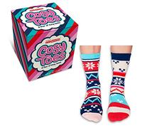 United Oddsocks Cosy Toes Socks One Pair - Snow for Ladies UK 4-8