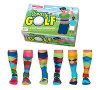 United Oddsocks Box Of 6 Mens Odd Socks Crazy Golf Size UK 6-11