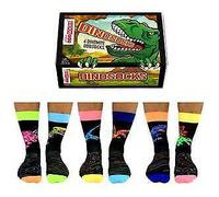 Dinosocks - United Oddsocks - 6 Oddsocks for Men UK, UK 6-11 EUR 39-46 US 7-12, Multicoloured