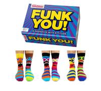 United Oddsocks Funk Design Boxed Set Mens Odd Socks - Mens Novelty Socks