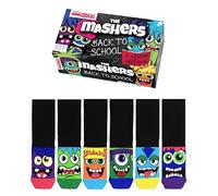 United Oddsocks Mashers Back to School Gift Box - 6 Mismatched Secret Socks