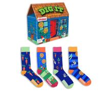 United Oddsocks Mens Novelty Fathers Day 4 Odd Socks Just Dig It