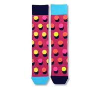 United Oddsocks Men's Odd Pairs Dom Socks - 1 Mismatched Pair of Colourful Patterned Socks in Polka Dot Pattern UK 6-11, EUR 39-46, US 7-12 - Fun Novelty Gift for Men, Friends & Family