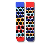 United Oddsocks Men's Odd Pairs Otis Socks - 1 Mismatched Pair of Fun, Colourful Geometric Patterns - UK 6-11, EUR 39-46, US 7-12 - Bright, Bold Novelty Gift for Men, Brothers, Dads or Friends