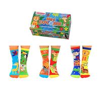 United Oddsocks Mini Explorer 6 Oddsocks for Kids, UK 9-12, EUR 27-30, US 9.5-13, Multicolour