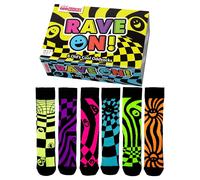 United Oddsocks Rave On Old's Cool Gift Boxed Socks Unique Christmas Gift Idea