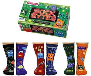 United Oddsocks Sock Bytes Children's Socks Christmas Stocking Filler Idea