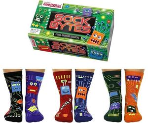 United Oddsocks Sock Bytes Children's Socks Christmas Stocking Filler Idea