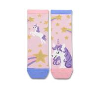 United Oddsocks Sparkle Odd Pair for Kids - 1 Mismatched Pair of Cotton-Rich Fun Socks - Fairytale Design with Glitter Stars - UK 9-12, EUR 27-30, US 9.5-13 - Magical Novelty Socks for Kids