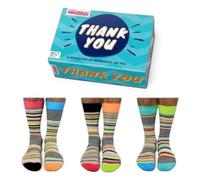 United Oddsocks Thank You 6 Mens Odd Socks Gift Set Mix And Match Stripy Socks Uk 6 11 Eur 39 46