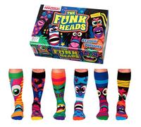 Funk Heads United Oddsocks Blue/Green/Red UK 6-11