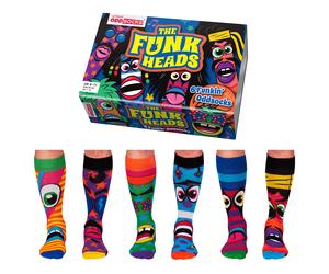 United Oddsocks The Funk Heads Oddsocks - 6 Funkin Oddsocks - Novelty Oddsocks