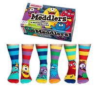 United Oddsocks The Meddlers 6 Funky Oddly Coordinated Kids Socks UKSize 12-5.5