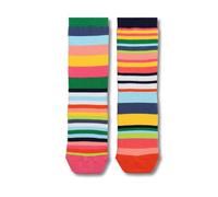 United Oddsocks Women’s Sarah Odd Pair - 1 Colourful Mismatched Striped Sock, Cotton-Rich Comfort, Breathable Soft Stretchable Fit - UK 4-8, EU 37-42, US 6.5-10.5 - Quirky Everyday Fashion Accessory