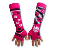 United Oddsocks Women's Novelty Odd Arm Warmers Flowers - Pink United Oddsocks Multicolor One Size