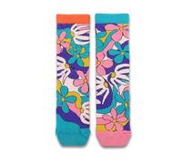 United Oddsocks Women's Odd Pairs Faith Socks - 1 Mismatched Pair with Colourful Floral Prints - UK 4-8, EUR 37-42, US 6.5-10.5 - Cotton-Rich Gift for Women Who Love Bold, Botanical Style