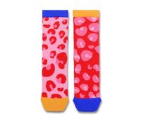 United Oddsocks Women's Odd Pairs Loz Socks - 1 Mismatched Pair with Retro-Inspired Patterns in Bold Colours - UK 4-8, EUR 37-42, US 6.5-10.5 - Cotton-Rich Socks for Women Who Love Unique Style