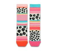 United Oddsocks Women's Odd Pairs Nicola Socks - 1 Mismatched Pair with Colourful Floral Prints - UK 4-8, EUR 37-42, US 6.5-10.5 - Cotton-Rich Socks for Women Who Love Bold Botanical Style