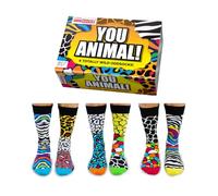 United Oddsocks "You Animal Men" Print Socks Fathers Day Birthday X mas Gift