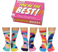 United Oddsocks You're The Best 6 Odd Socks Gift Box-Ladies Size 4-8